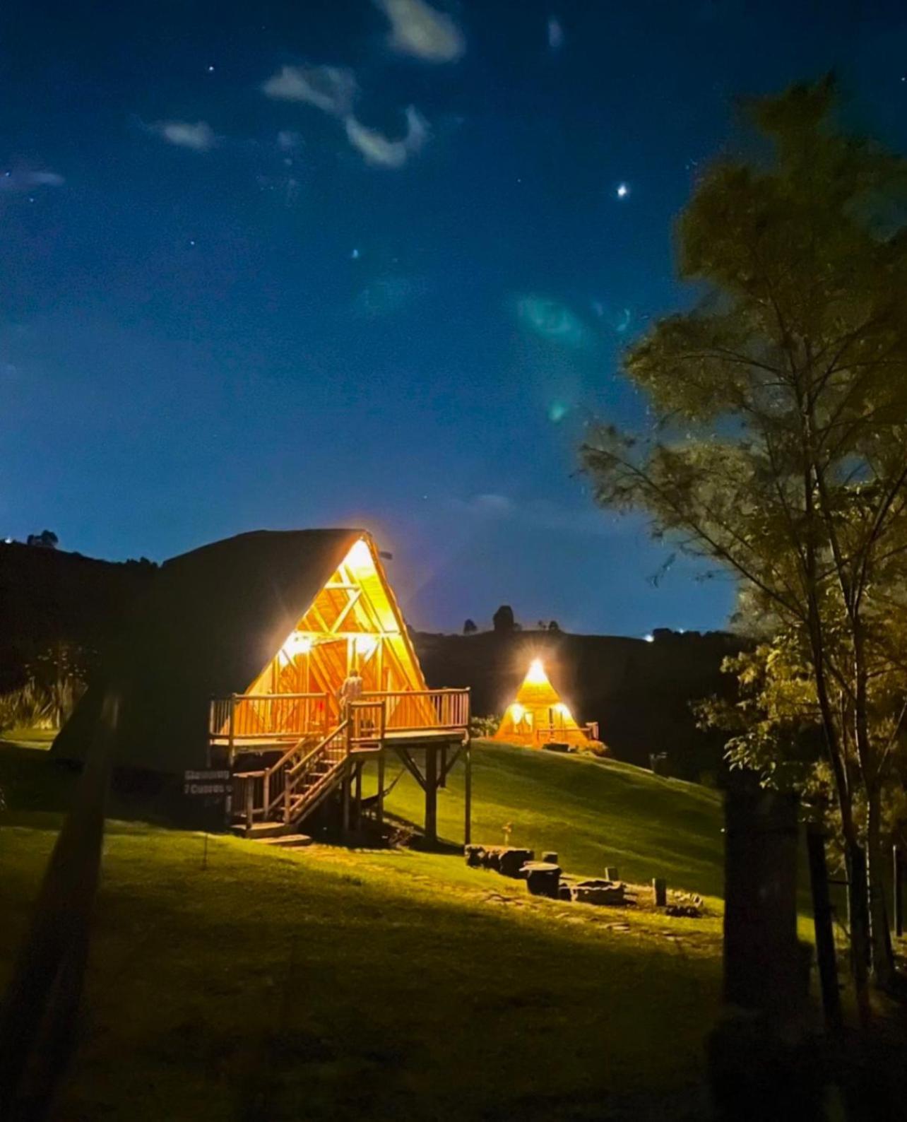 Glamping La Herradura Santa Rosa de Cabal Zewnętrze zdjęcie